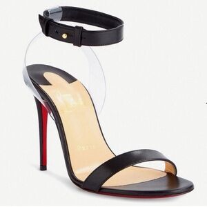Jonatina 100 Leather & Amp PVC Ankle-Strap Christian Louboutin’s
